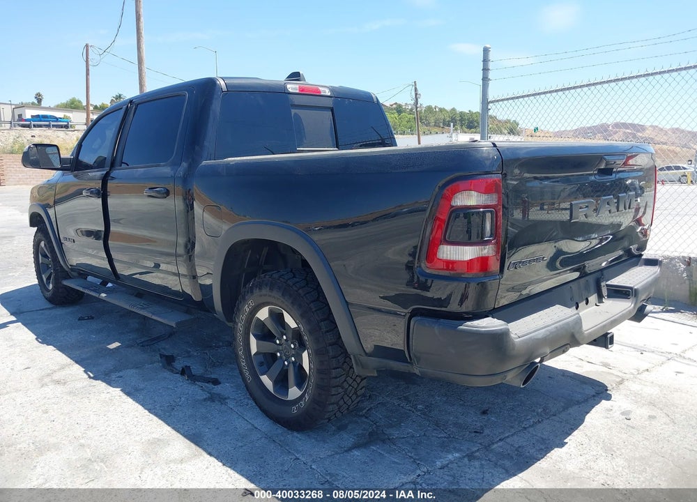 2019 RAM 1500 REBEL 4X4 5'7 BOX VIN: 1C6SRFLT6KN910174