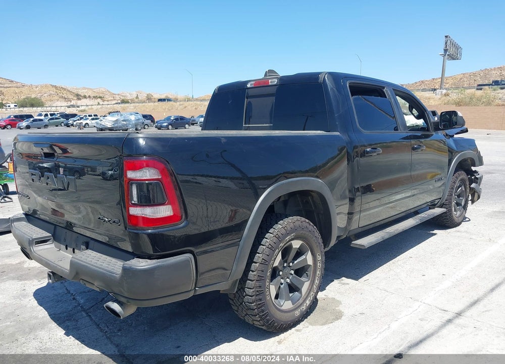2019 RAM 1500 REBEL 4X4 5'7 BOX VIN: 1C6SRFLT6KN910174
