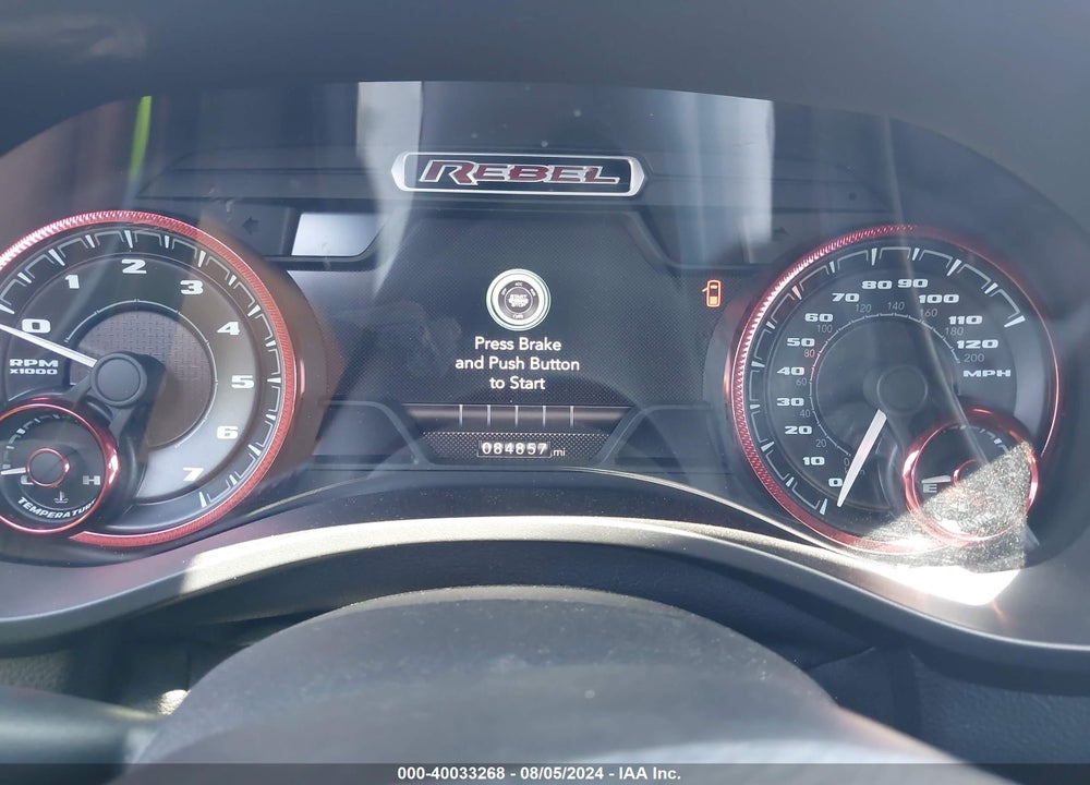 2019 RAM 1500 REBEL 4X4 5'7 BOX VIN: 1C6SRFLT6KN910174