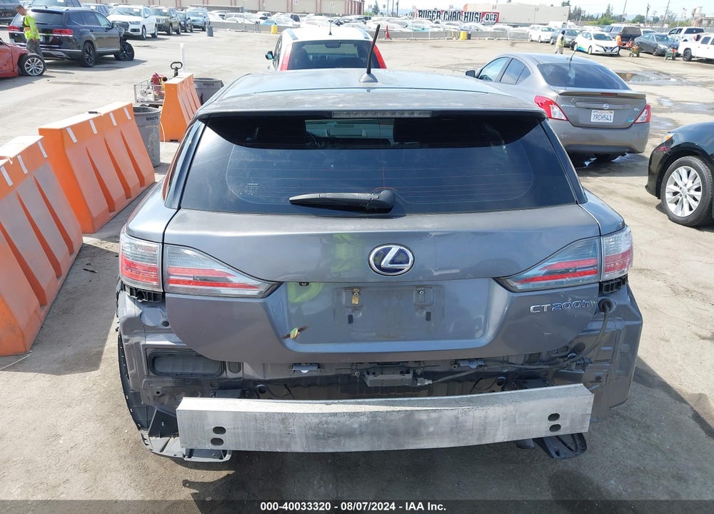 2013 LEXUS CT 200H VIN: JTHKD5BH2D2166090
