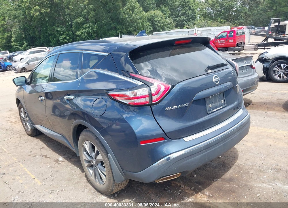 2017 NISSAN MURANO SV VIN: 5N1AZ2MG7HN150792