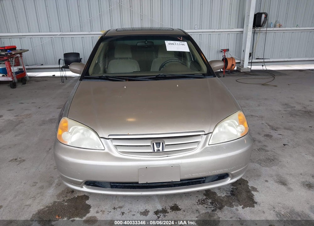 2002 HONDA CIVIC EX VIN: 2HGES26762H525323