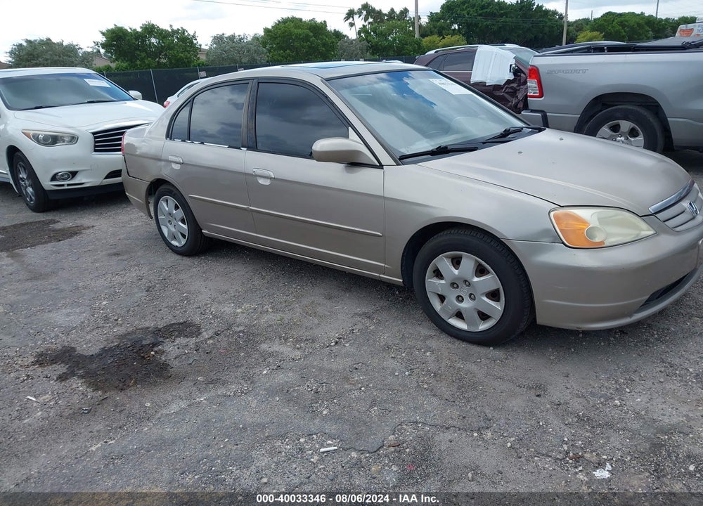 2002 HONDA CIVIC EX VIN: 2HGES26762H525323