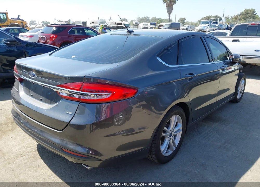 2018 FORD FUSION SE VIN: 3FA6P0H75JR118494