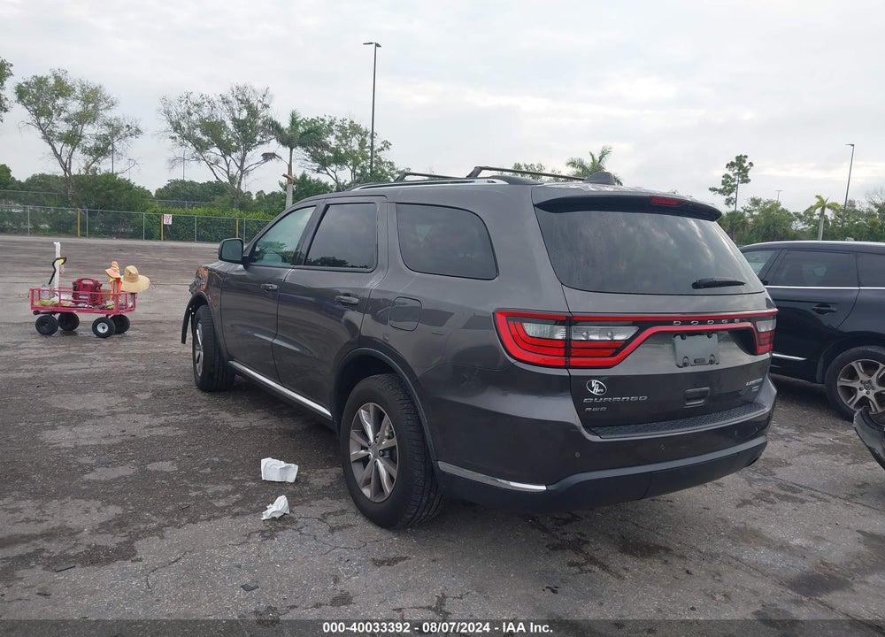 2015 DODGE DURANGO LIMITED VIN: 1C4RDJDG3FC729495