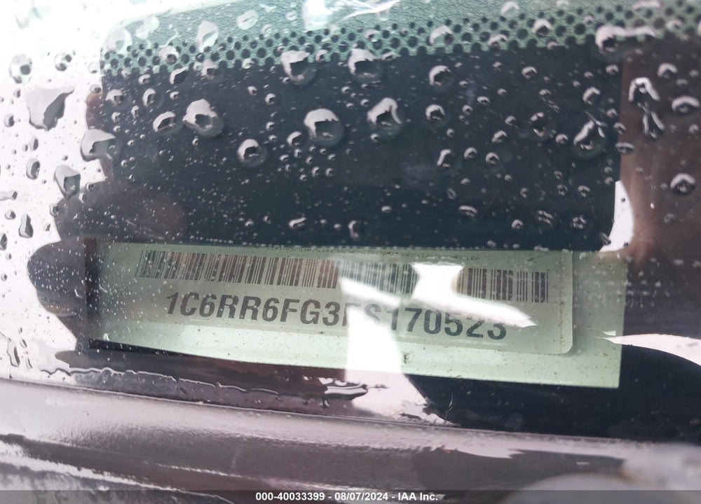2014 RAM 1500 TRADESMAN VIN: 1C6RR6FG3ES170523