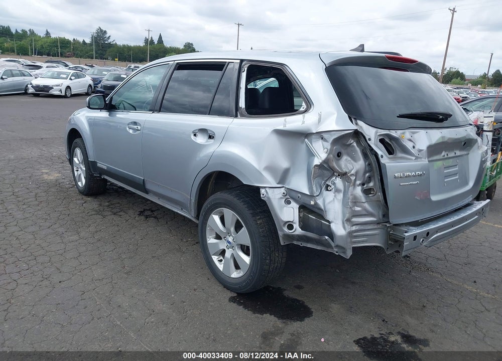 2012 SUBARU OUTBACK 2.5I LIMITED VIN: 4S4BRBJC9C3279837