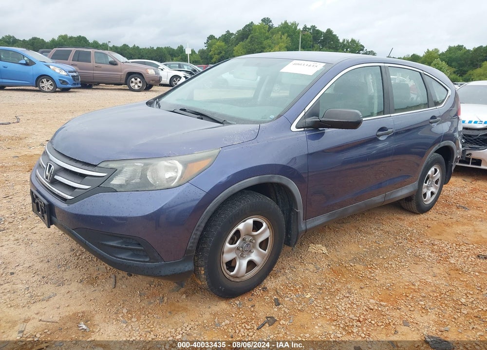 2013 HONDA CR-V LX VIN: 2HKRM3H34DH501316