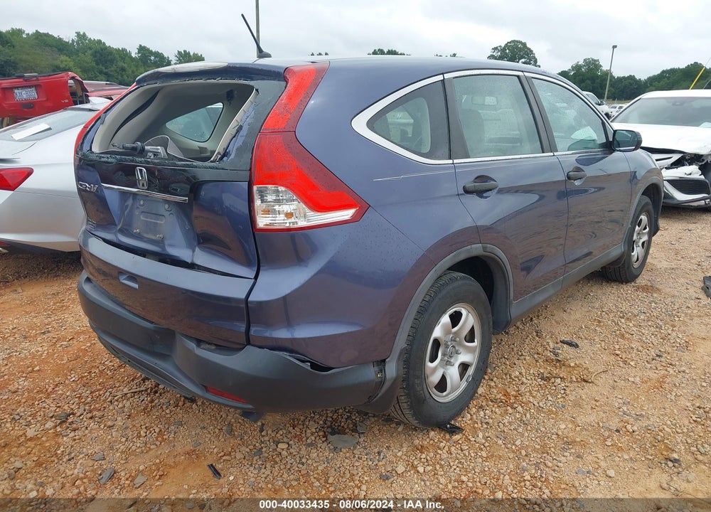 2013 HONDA CR-V LX VIN: 2HKRM3H34DH501316