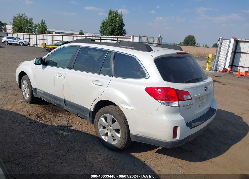 2011 SUBARU OUTBACK 2.5I PREMIUM VIN: 4S4BRBGCXB3382206