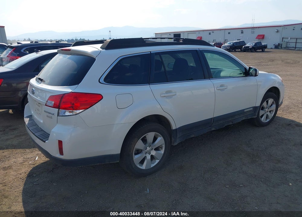 2011 SUBARU OUTBACK 2.5I PREMIUM VIN: 4S4BRBGCXB3382206