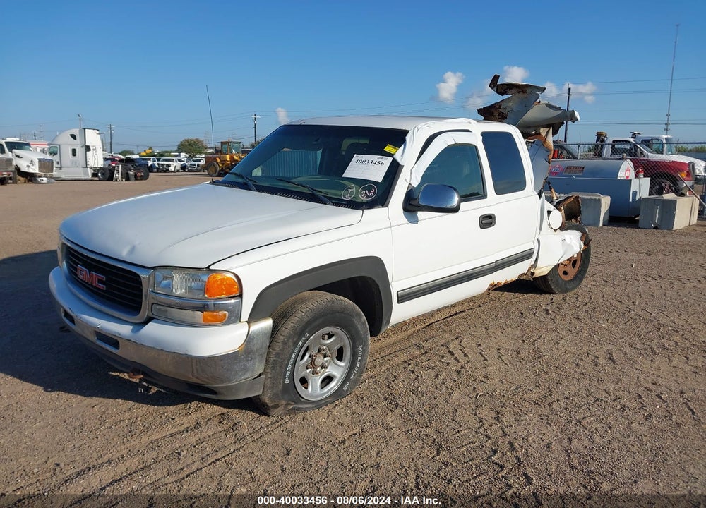 2001 GMC SIERRA 1500 SLE VIN: 1GTEK19T61E113989