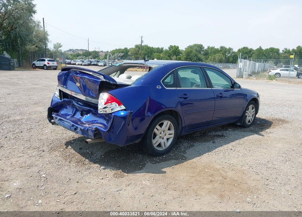 2007 CHEVROLET IMPALA VIN: 2G1WC58R579144900