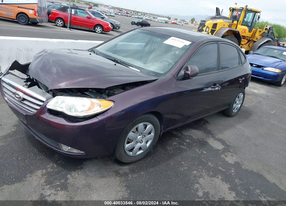 2009 HYUNDAI ELANTRA GLS VIN: KMHDU46D59U673407