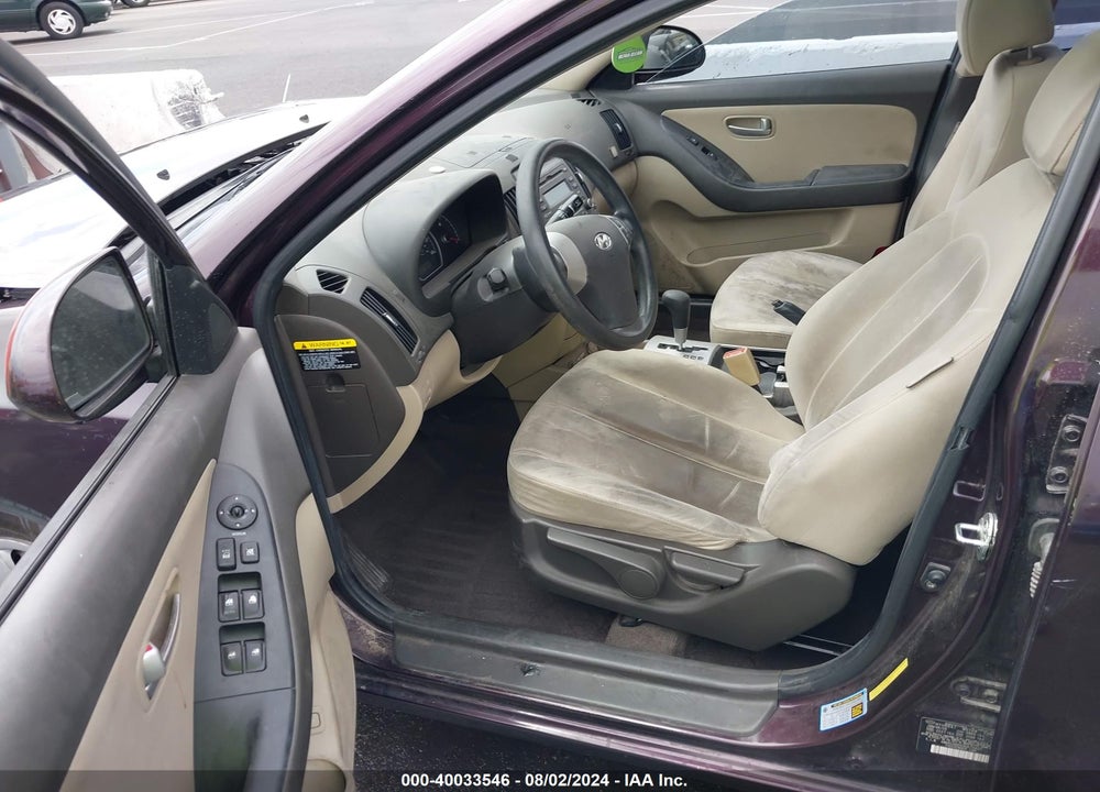 2009 HYUNDAI ELANTRA GLS VIN: KMHDU46D59U673407