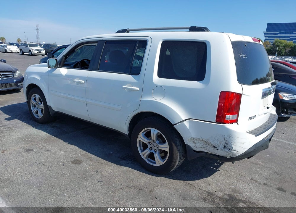2012 HONDA PILOT EX-L VIN: 5FNYF3H52CB034093