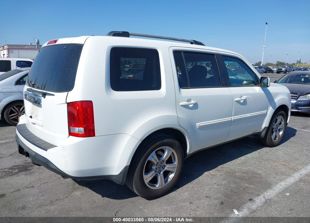 2012 HONDA PILOT EX-L VIN: 5FNYF3H52CB034093
