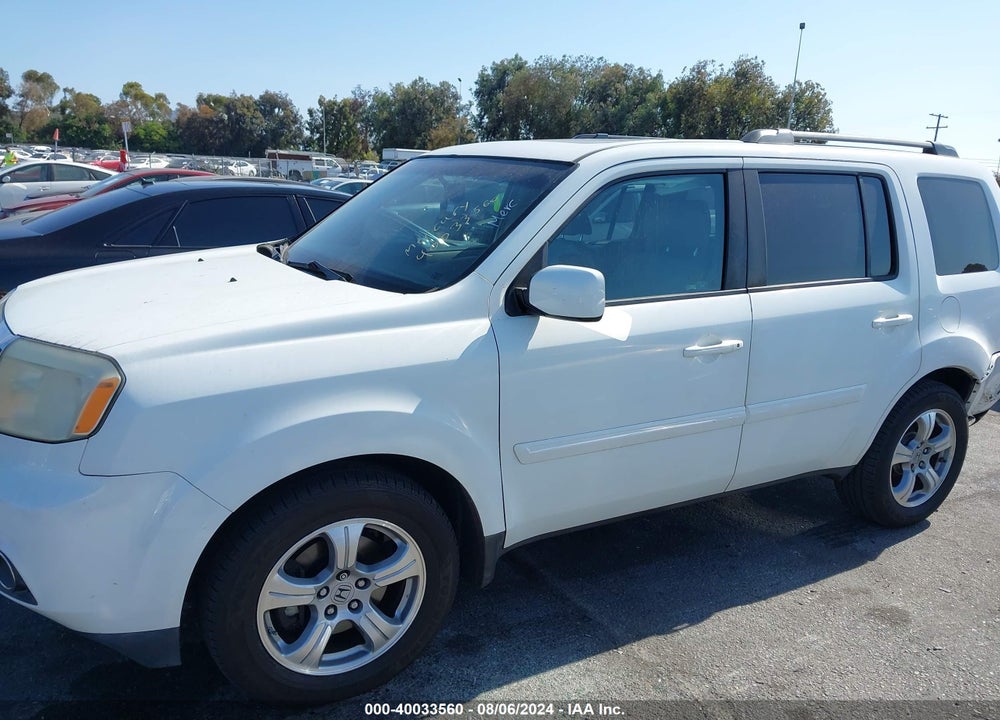 2012 HONDA PILOT EX-L VIN: 5FNYF3H52CB034093