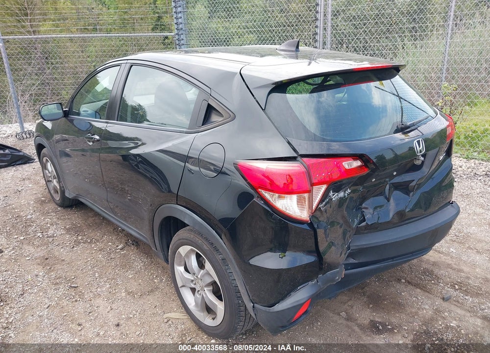 2018 HONDA HR-V LX VIN: 3CZRU6H3XJG710303