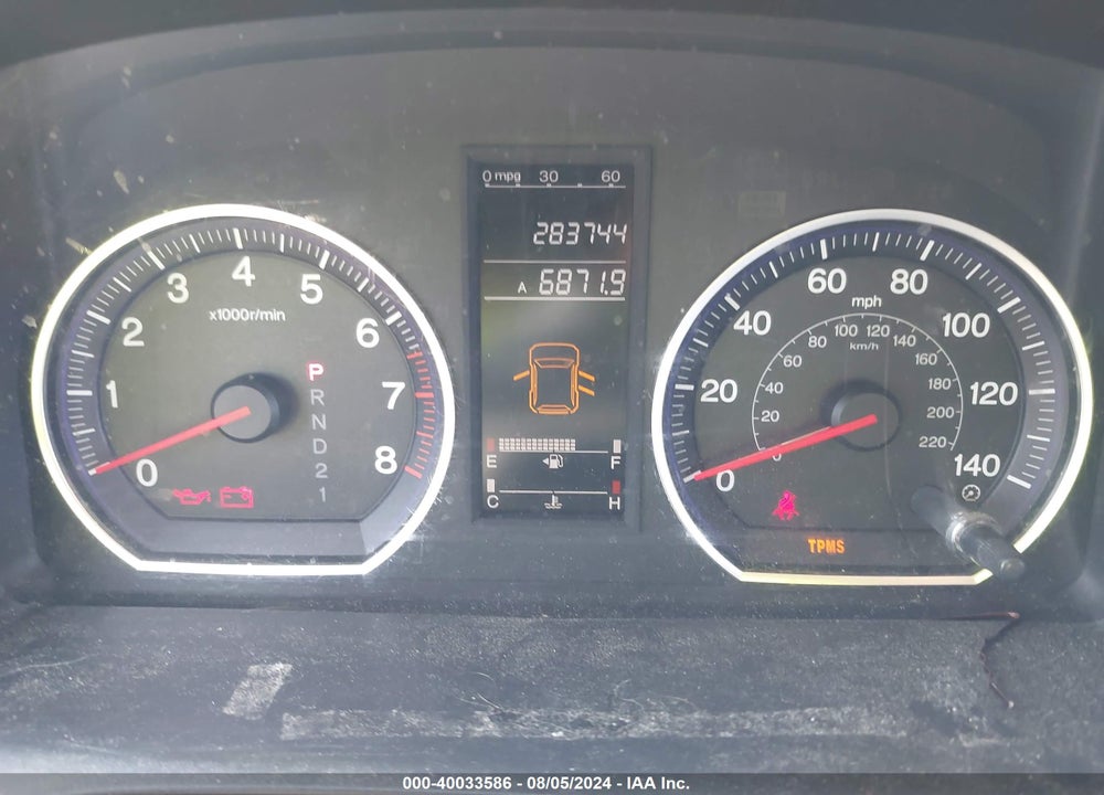 2007 HONDA CR-V LX VIN: JHLRE48347C049017