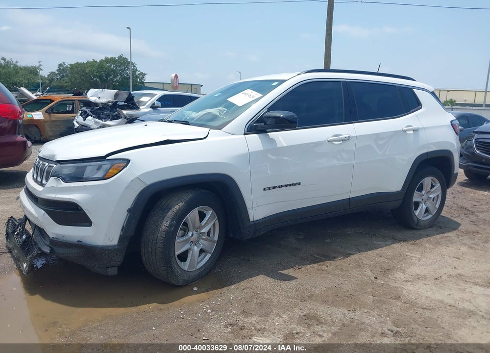 2022 JEEP COMPASS LATITUDE FWD VIN: 3C4NJCBB5NT137223
