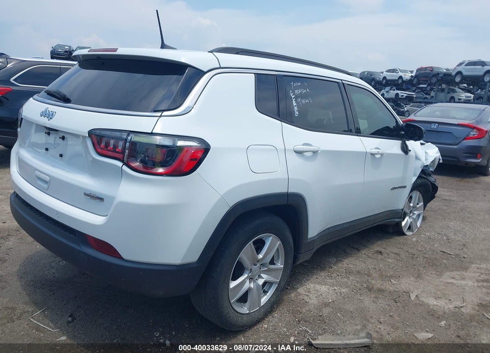 2022 JEEP COMPASS LATITUDE FWD VIN: 3C4NJCBB5NT137223