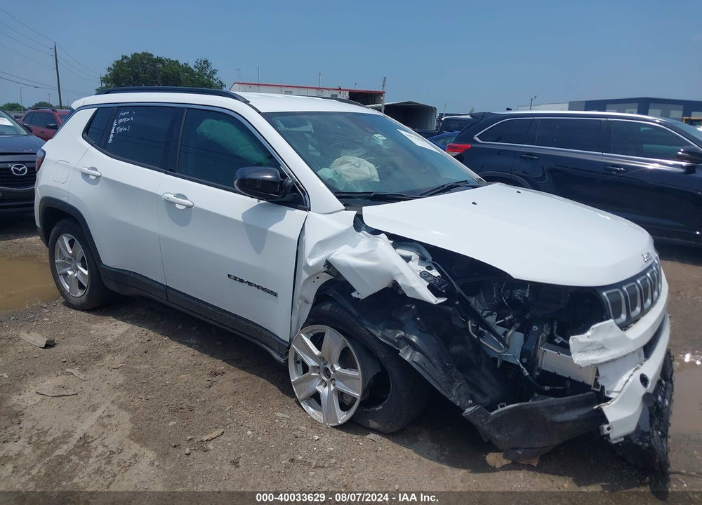 2022 JEEP COMPASS LATITUDE FWD VIN: 3C4NJCBB5NT137223