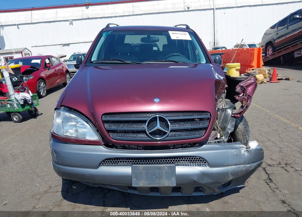 1999 MERCEDES-BENZ ML 320 VIN: 4JGAB54E7XA075800