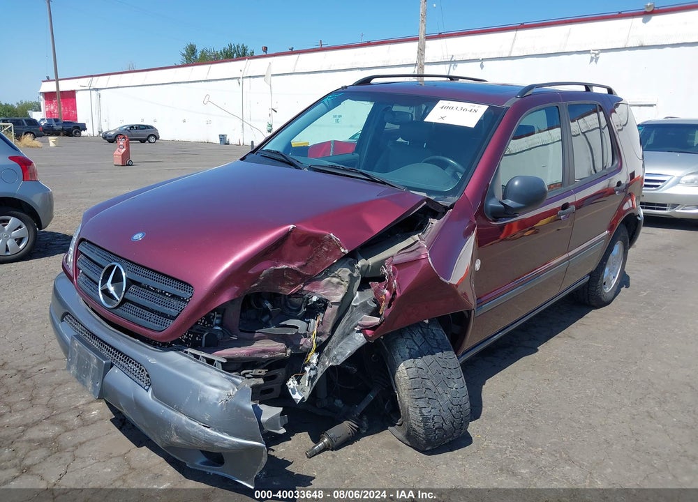 1999 MERCEDES-BENZ ML 320 VIN: 4JGAB54E7XA075800