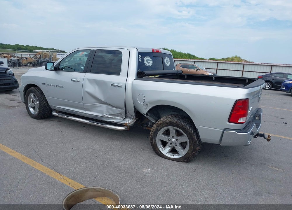 2012 RAM 1500 SLT VIN: 1C6RD7LTXCS285140