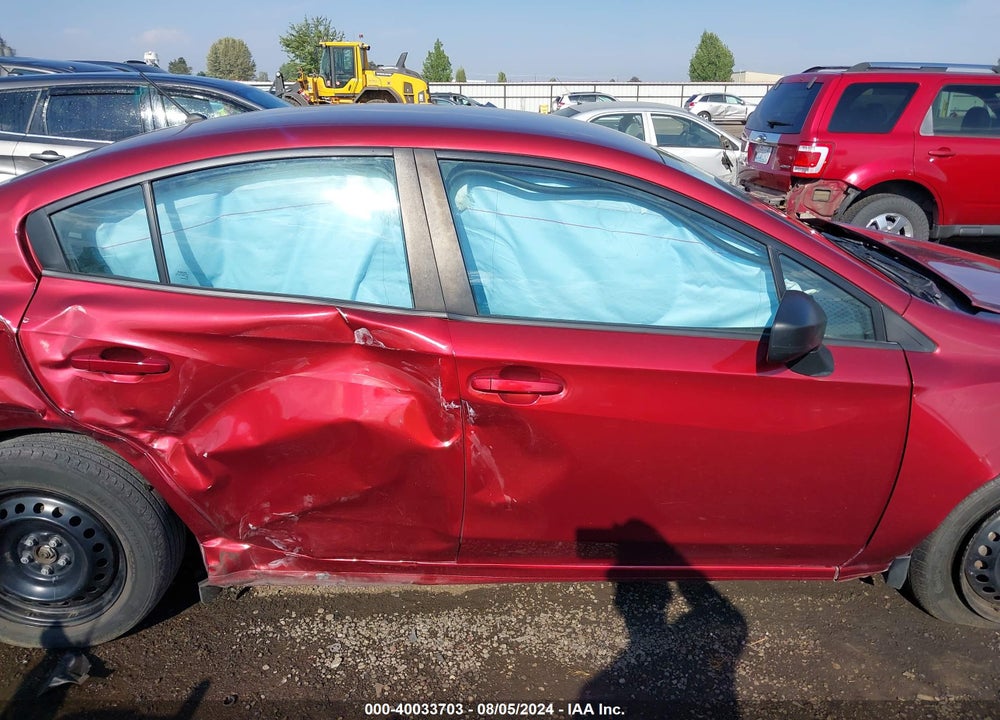 2019 SUBARU IMPREZA 2.0I VIN: 4S3GKAA65K3600662