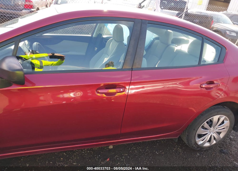 2019 SUBARU IMPREZA 2.0I VIN: 4S3GKAA65K3600662