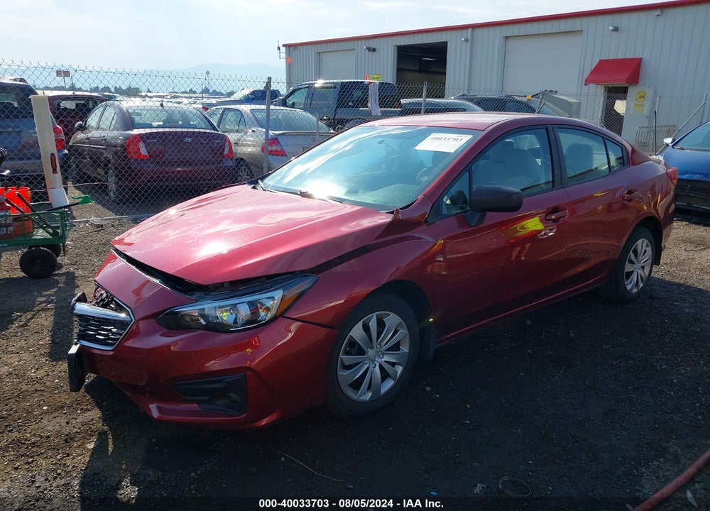2019 SUBARU IMPREZA 2.0I VIN: 4S3GKAA65K3600662