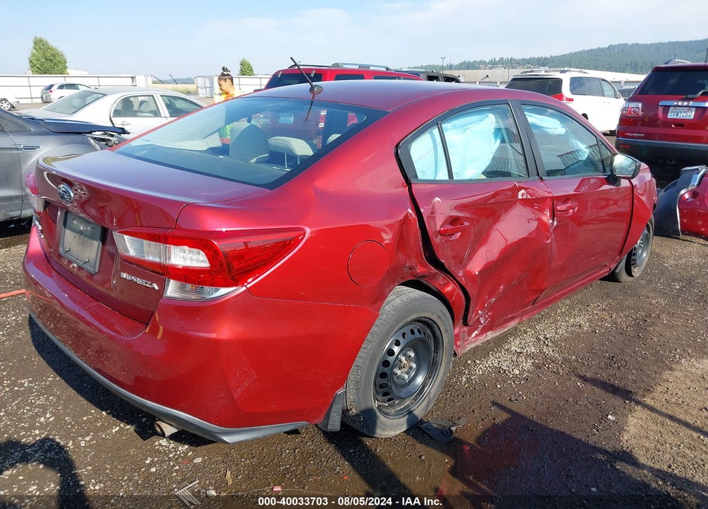 2019 SUBARU IMPREZA 2.0I VIN: 4S3GKAA65K3600662