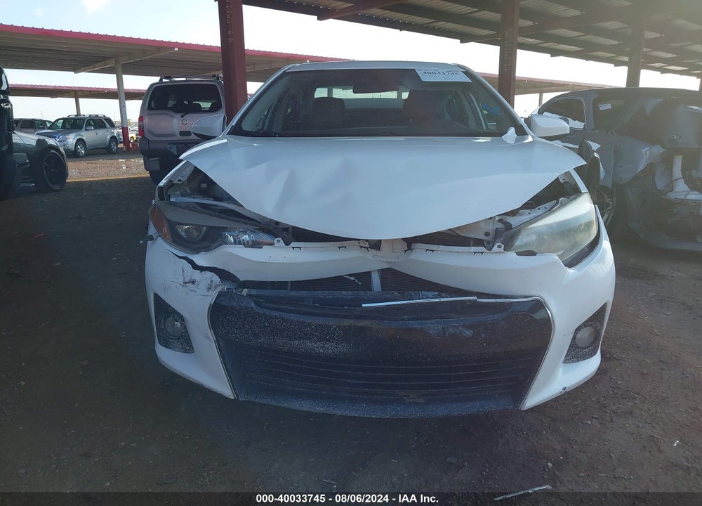 2016 TOYOTA COROLLA LE VIN: 2T1BURHE6GC612219