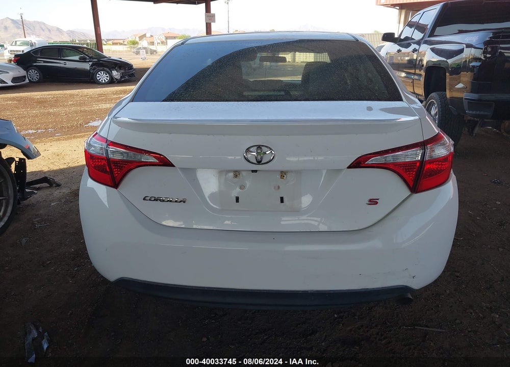 2016 TOYOTA COROLLA LE VIN: 2T1BURHE6GC612219