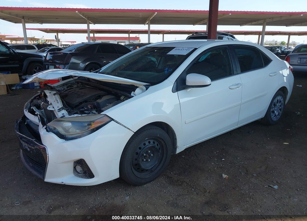 2016 TOYOTA COROLLA LE VIN: 2T1BURHE6GC612219