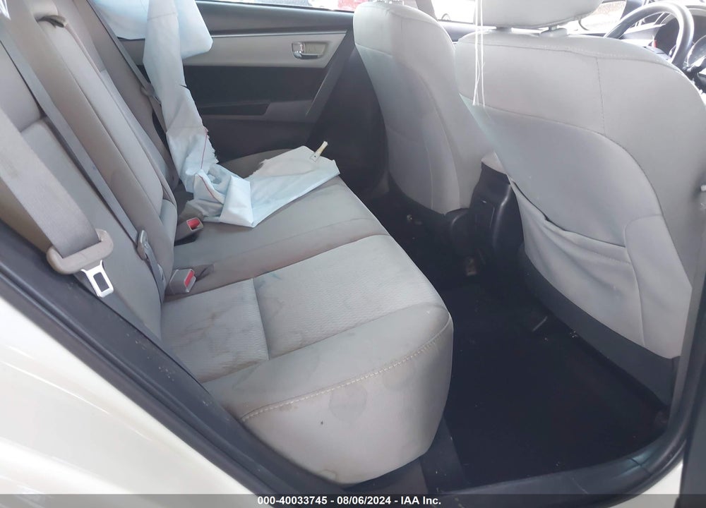 2016 TOYOTA COROLLA LE VIN: 2T1BURHE6GC612219