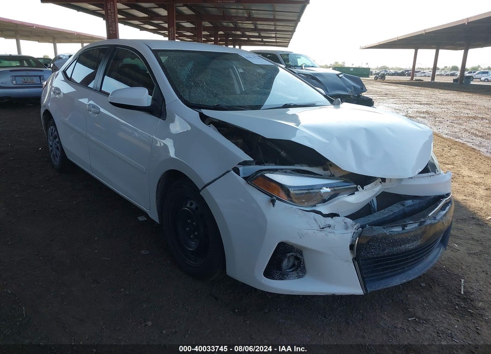 2016 TOYOTA COROLLA LE VIN: 2T1BURHE6GC612219