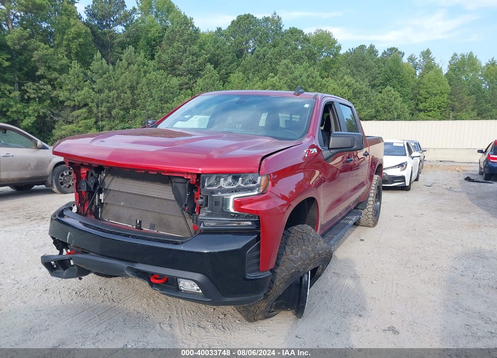 2021 CHEVROLET SILVERADO 1500 4WD SHORT BED LT TRAIL BOSS VIN: 1GCPYFED6MZ266596