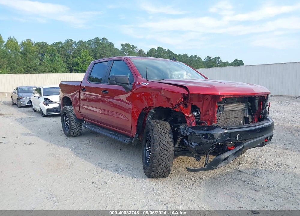 2021 CHEVROLET SILVERADO 1500 4WD SHORT BED LT TRAIL BOSS VIN: 1GCPYFED6MZ266596
