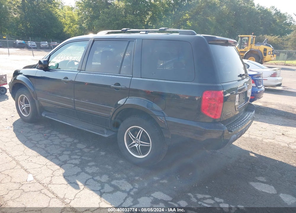 2005 HONDA PILOT EX-L VIN: 2HKYF18555H528571