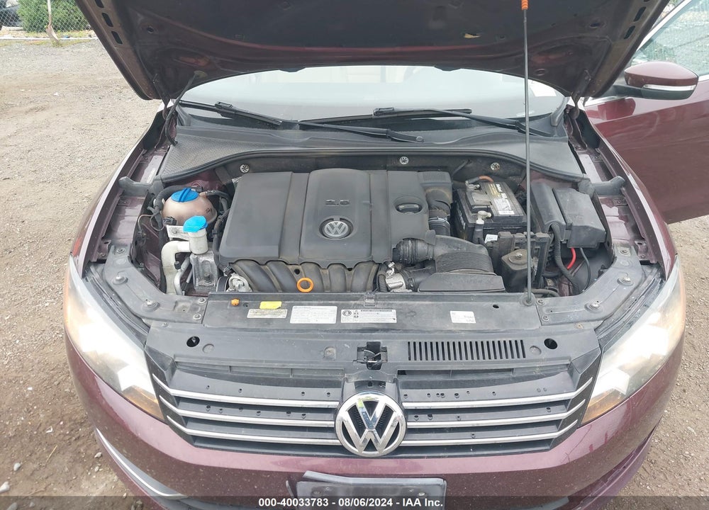 2013 VOLKSWAGEN PASSAT 2.5L SE VIN: 1VWBP7A34DC073024