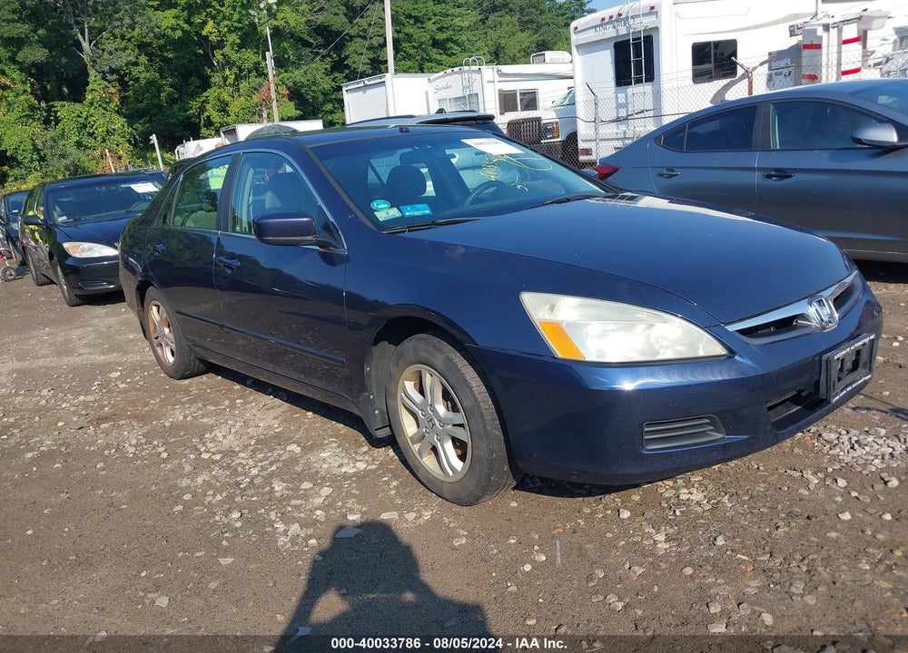 2007 HONDA ACCORD 2.4 SE VIN: 1HGCM56357A167413
