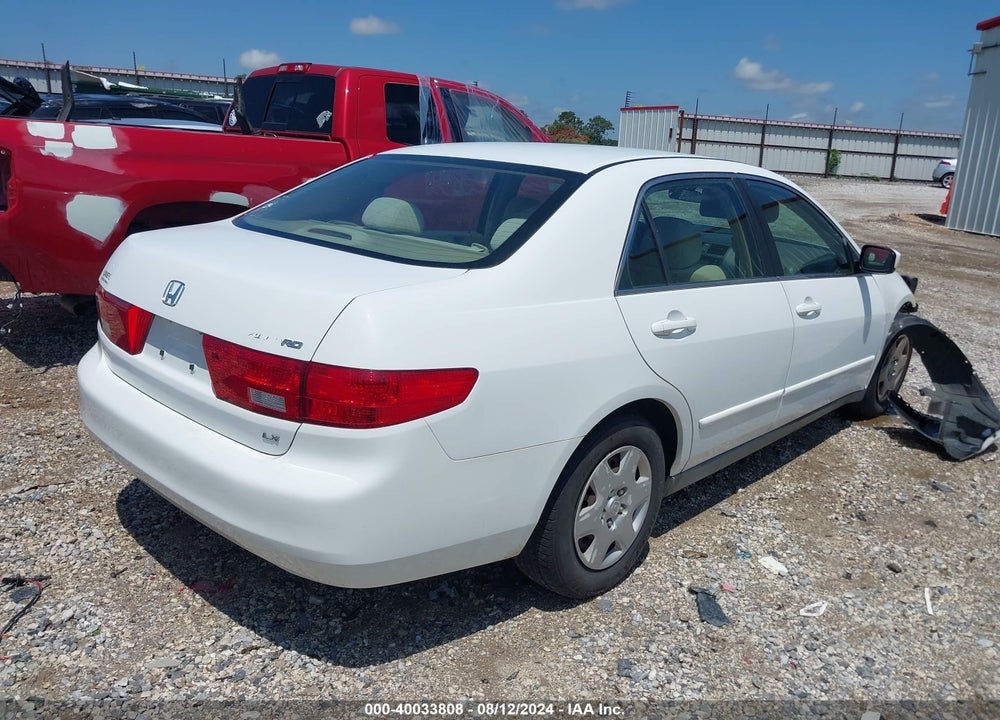 2005 HONDA ACCORD 2.4 LX VIN: 1HGCM56415A104766