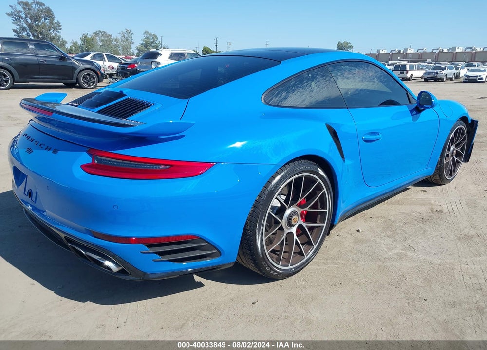 2017 PORSCHE 911 TURBO VIN: WP0AD2A91HS167243
