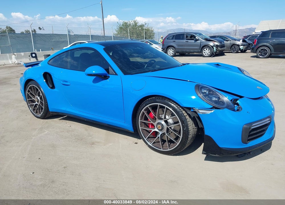 2017 PORSCHE 911 TURBO VIN: WP0AD2A91HS167243