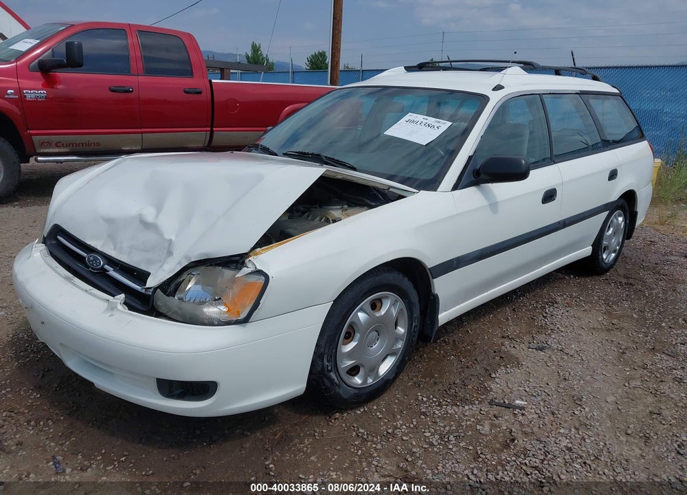 2001 SUBARU LEGACY L VIN: 4S3BH635816303599