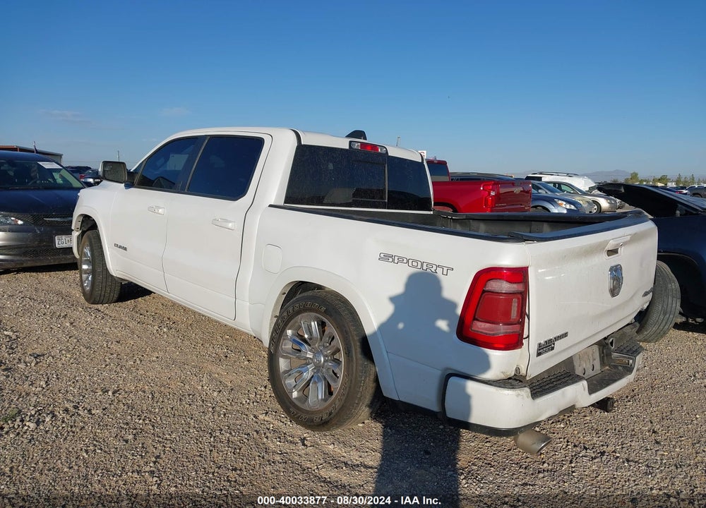 2021 RAM 1500 LAIE  4X4 5'7 BOX VIN: 1C6SRFJT8MN821678