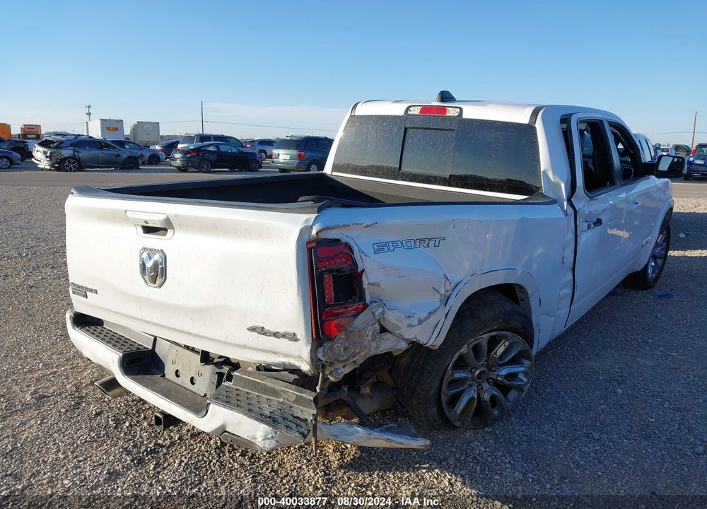 2021 RAM 1500 LAIE  4X4 5'7 BOX VIN: 1C6SRFJT8MN821678